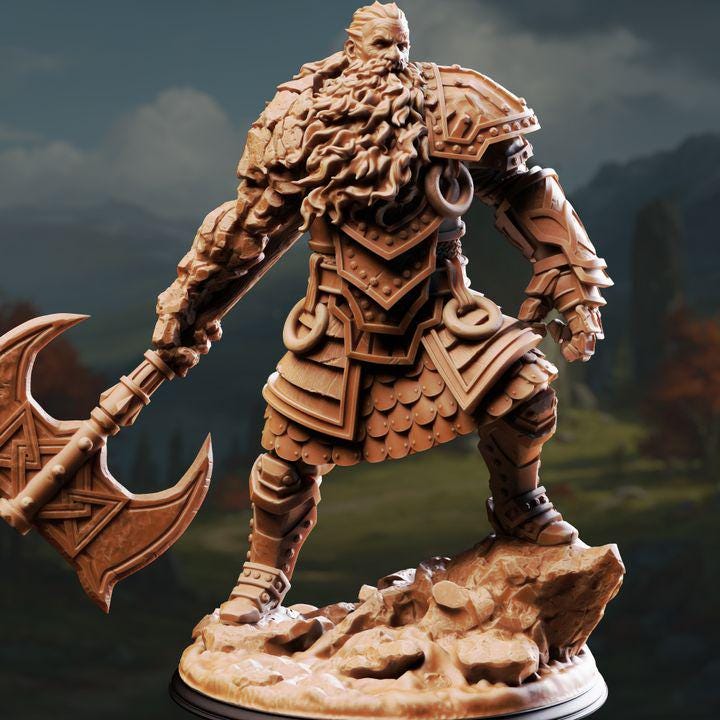 Surtrson - Fire Giant - 75mm Base - DM Stash