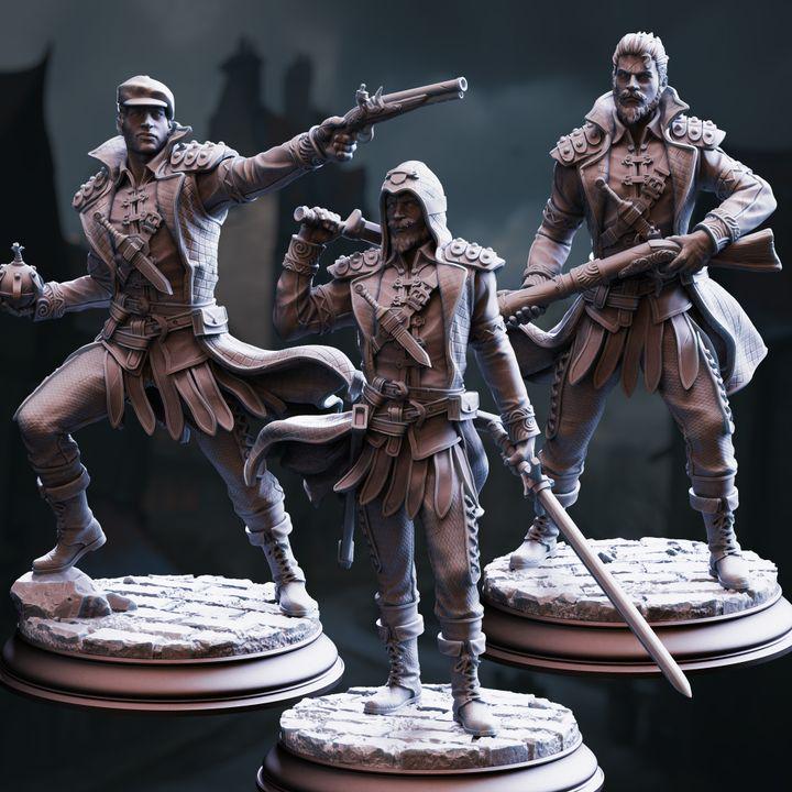 Victorian Brigands - The Underkeepers - 3 Models - DM Stash