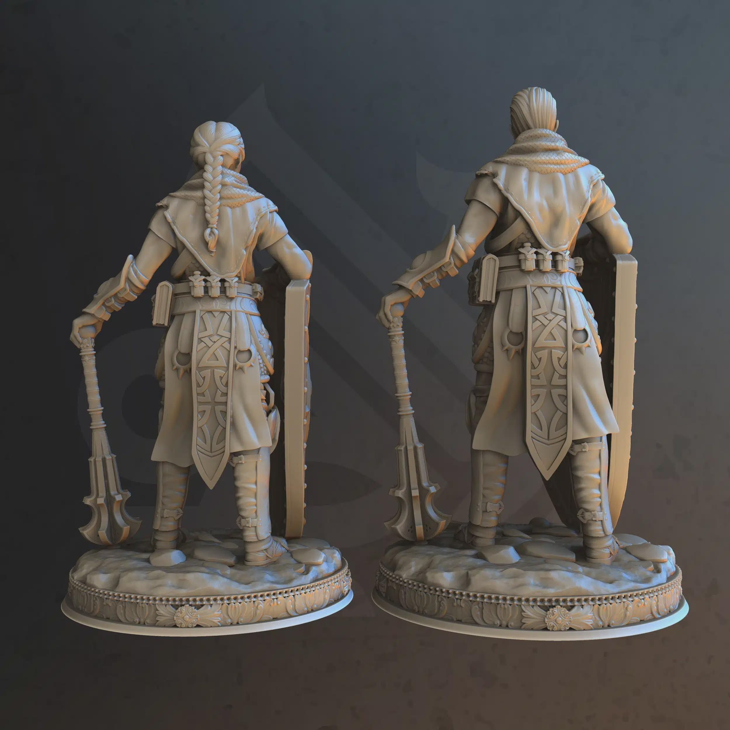 Knight of The Dawn – Arkeus/Arkina (Two Models) - DM Stash