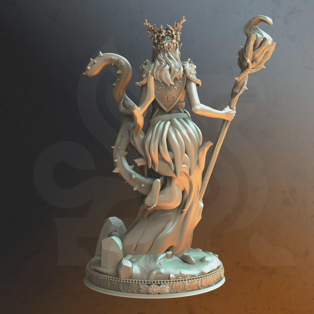 Female Elf Druid Miniature - Rheda The Revered - DM Stash