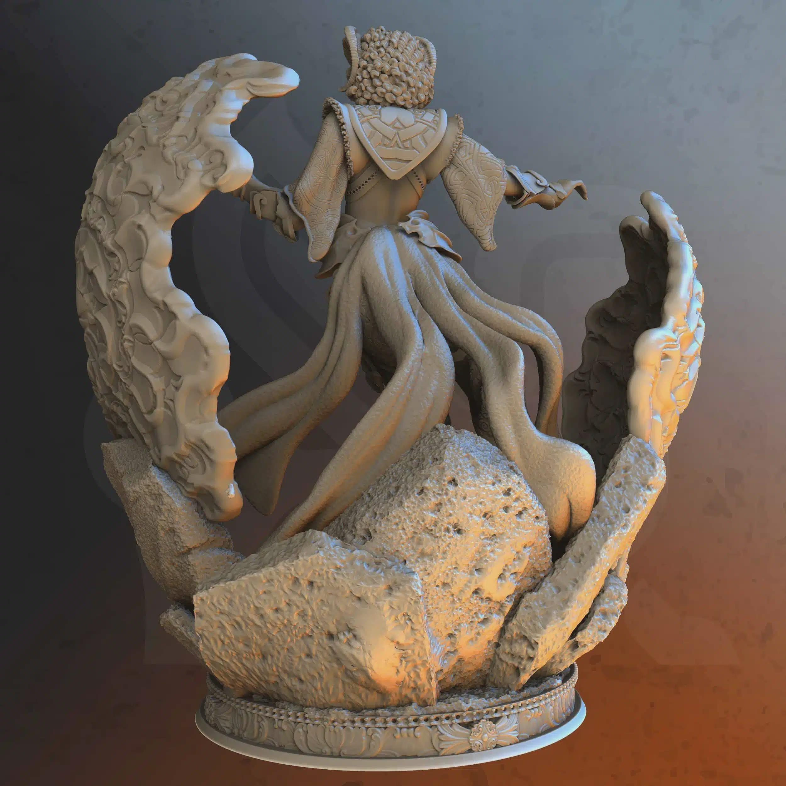 Female Tiefling Sorcerer Wizard - Arcane Spellcaster - Inaya - DM Stash