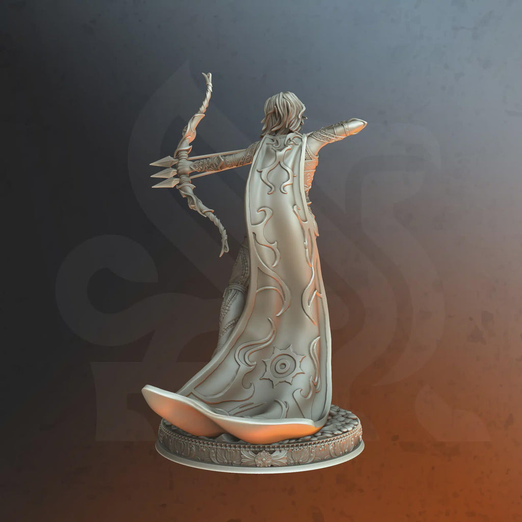 Female Elf Ranger Miniature - Sairena, Divine Archer - DM Stash