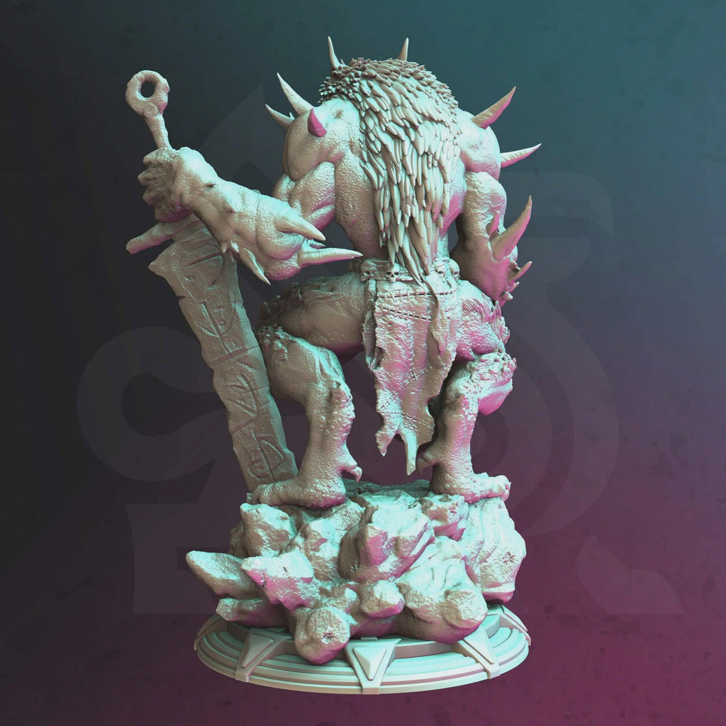 Werewolf Alpha – Scrag Blackborne - 100mm Base - DM Stash