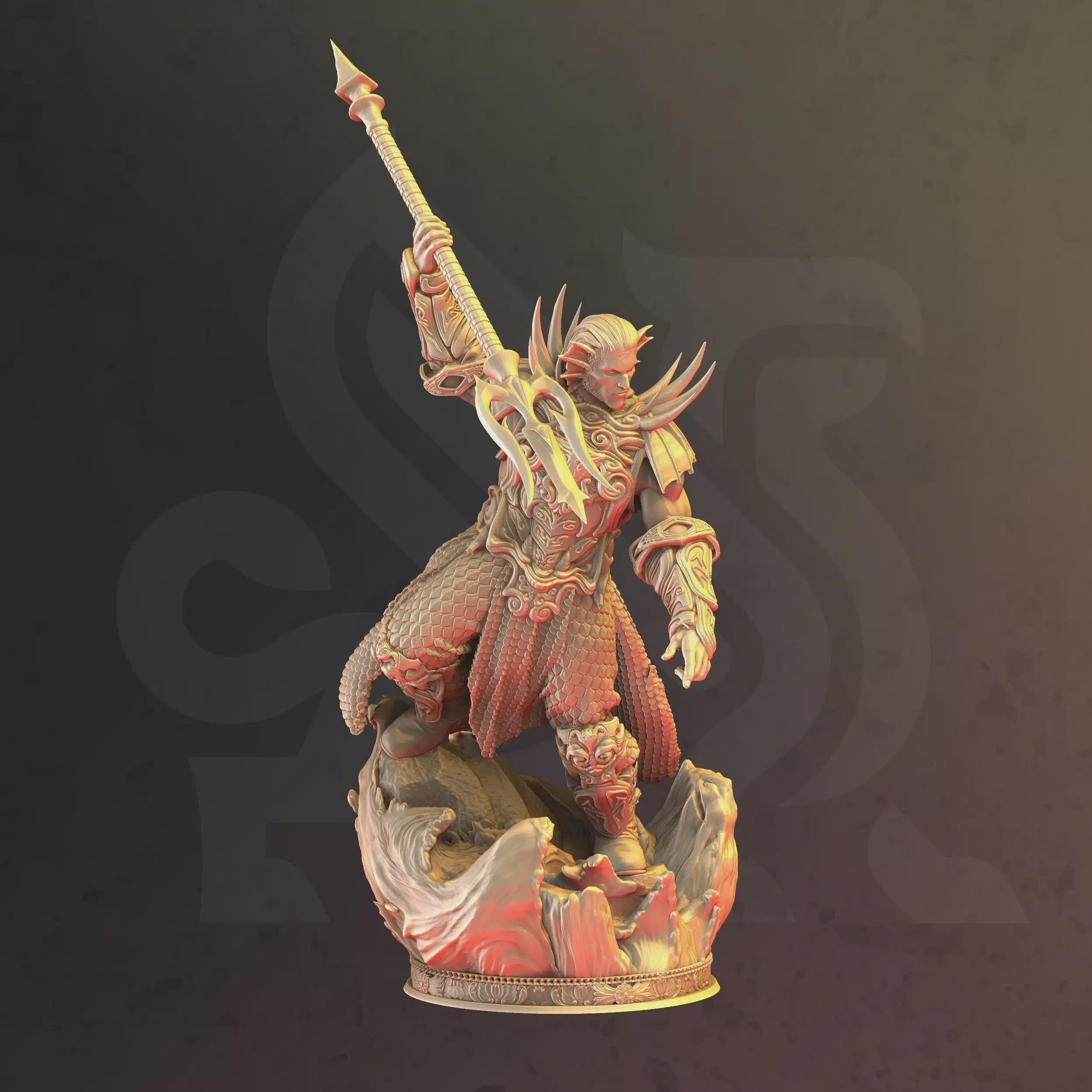Torrent – Water Genasi Warrior - DM Stash