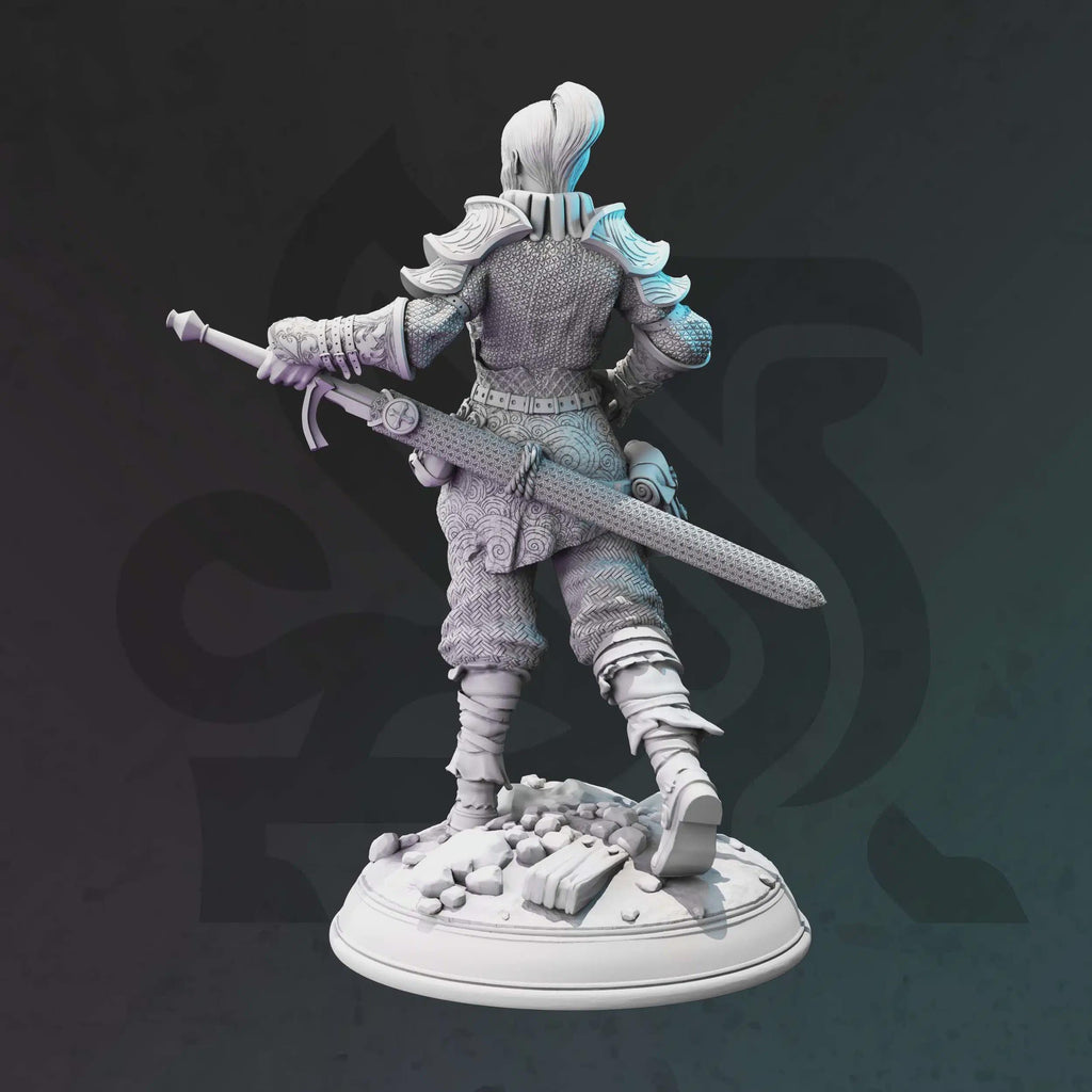 Female Human Ranger Miniature - Shapeshifter - Adana White - DM Stash
