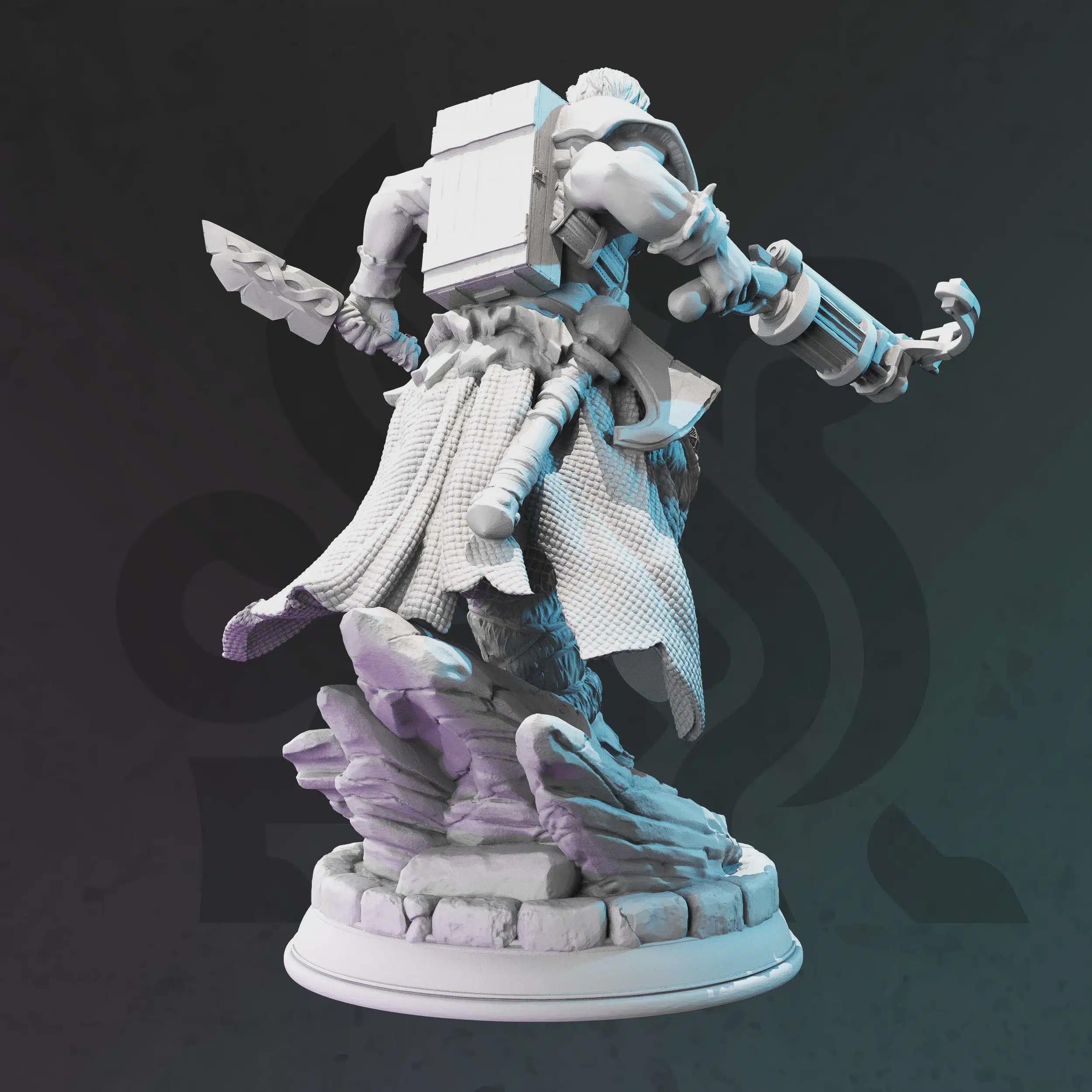 Human Ranger Shapeshifter Miniature - Jorrick, Veteran Ranger - DM Stash