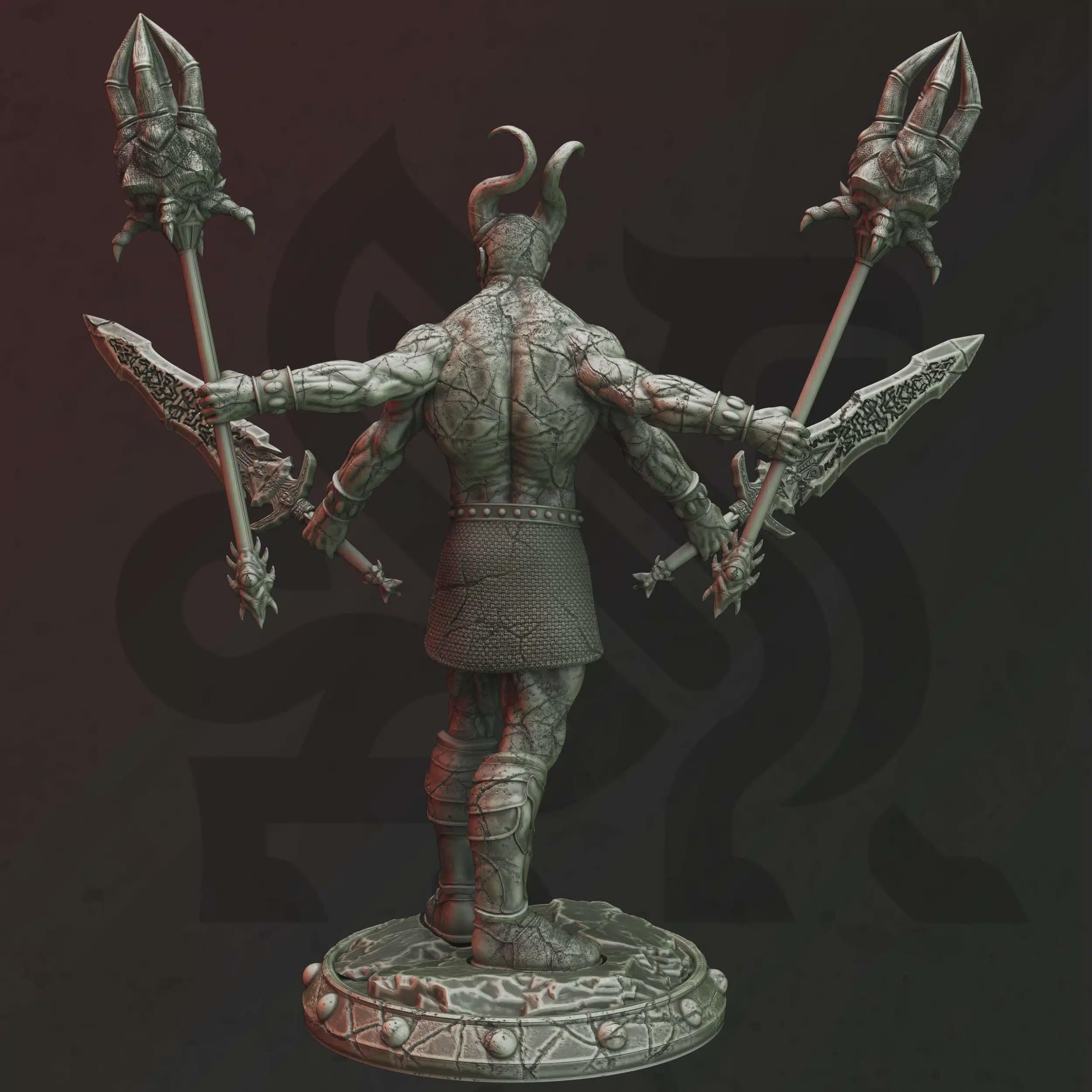 Tiranite – Obsidian Demon - DM Stash