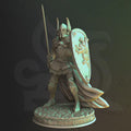 Human Paladin Miniature - Sergeant Silus - DM Stash