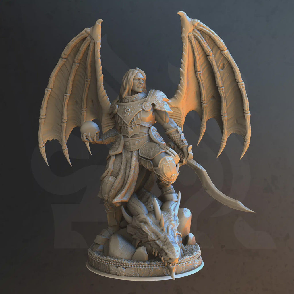 Vampire Rogue Fighter Miniature - Etherian, Master of Soundless Wings - DM Stash