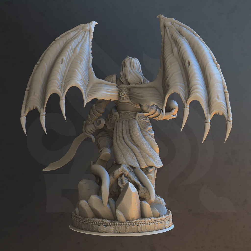 Vampire Rogue Fighter Miniature - Etherian, Master of Soundless Wings - DM Stash