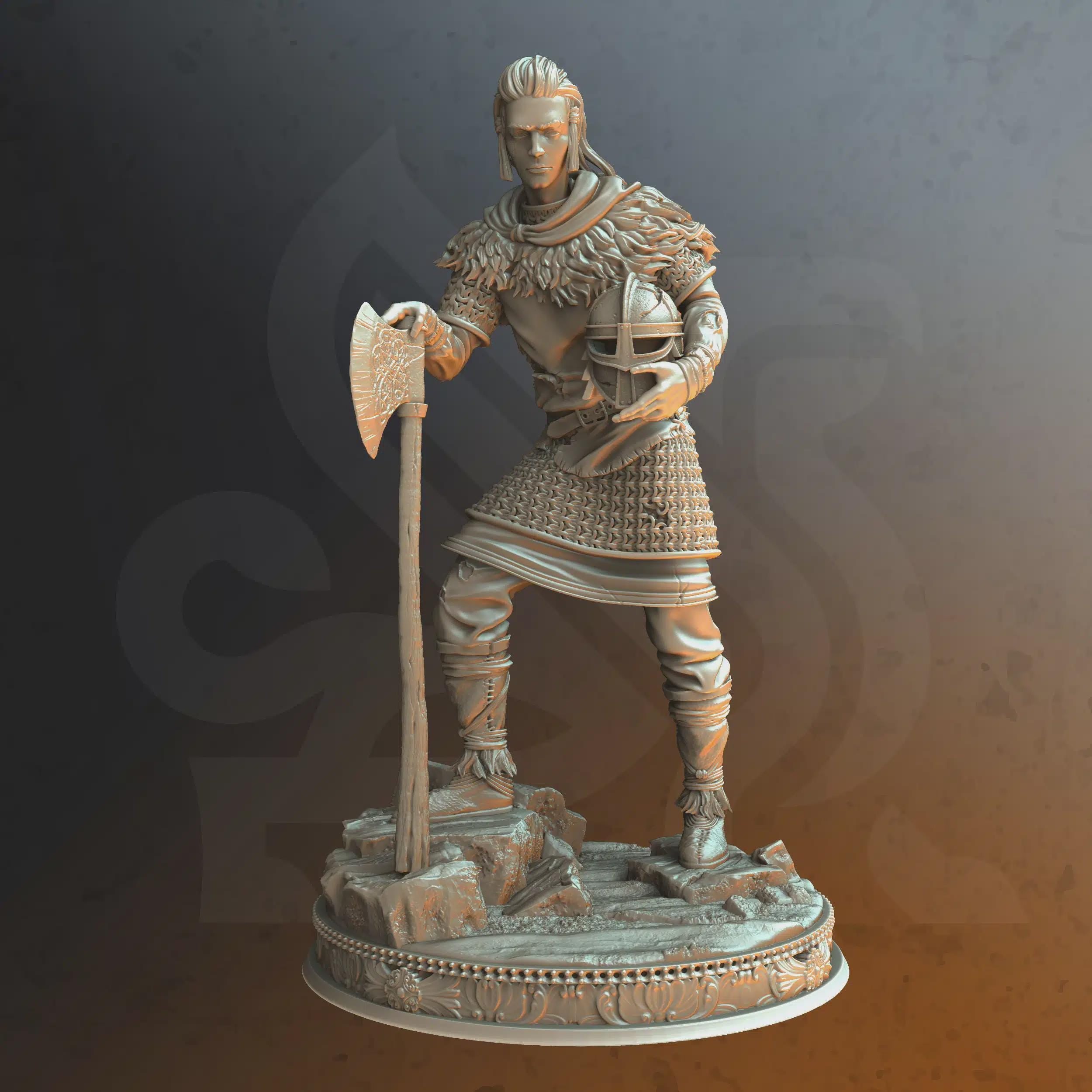 Human Fighter - Nils Olav, The Defender - DM Stash