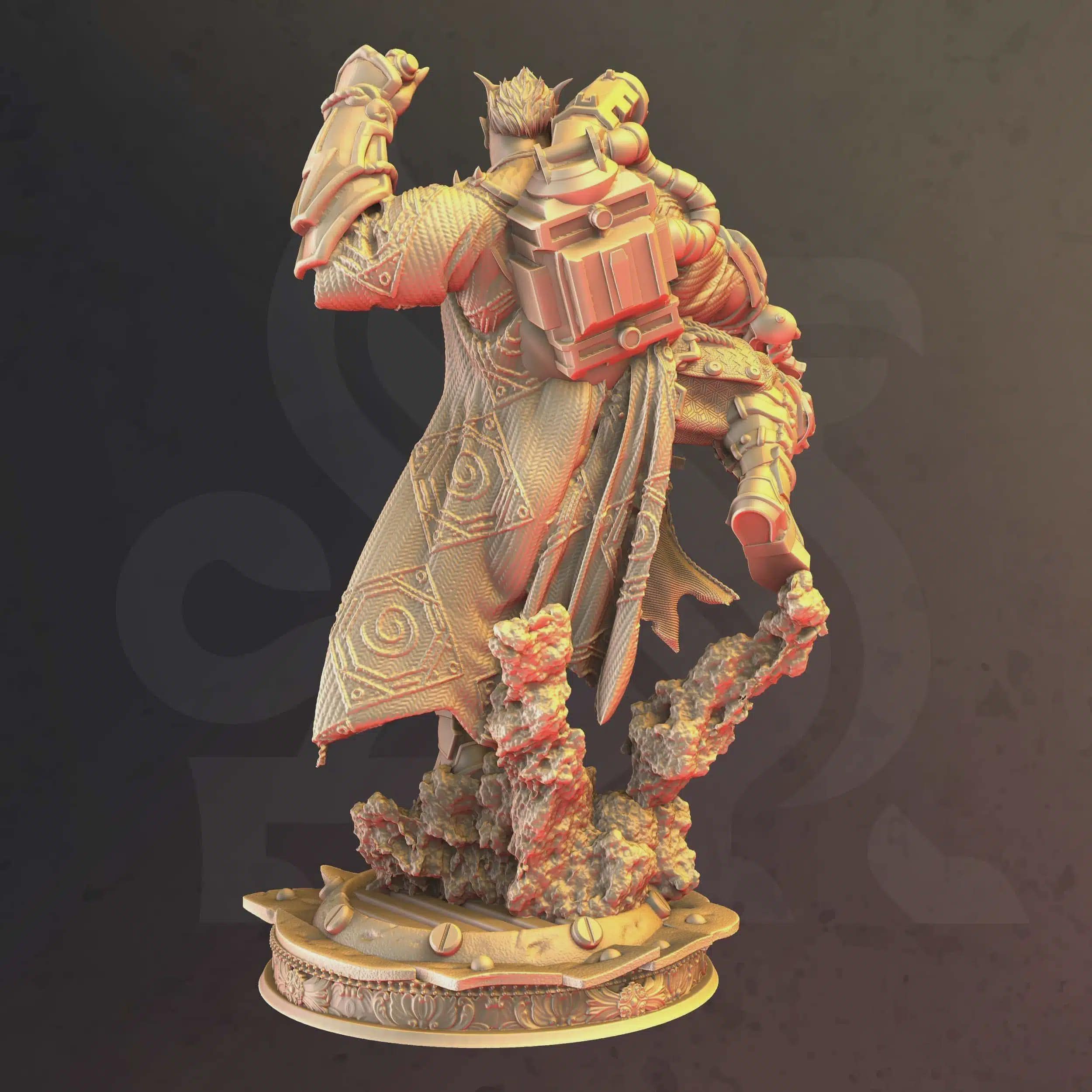 Half-Orc Artificer - Tomas Lumens - DM Stash
