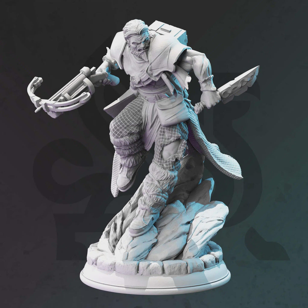 Human Ranger Shapeshifter Miniature - Jorrick, Veteran Ranger - DM Stash