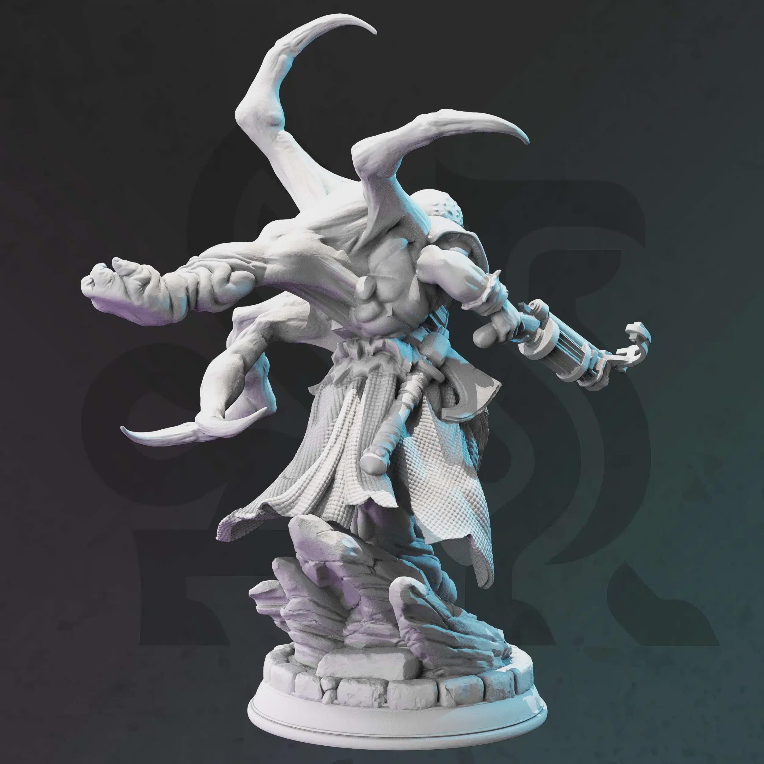 Human Ranger Shapeshifter Miniature - Jorrick, Veteran Ranger - DM Stash