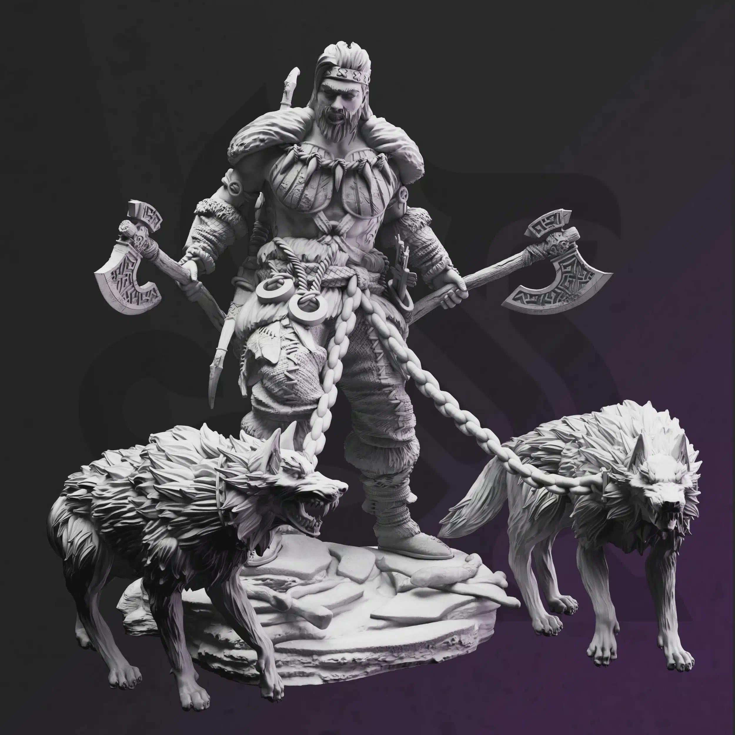 Goliath Barbarian Ranger - Wajoski, Houndmaster - DM Stash