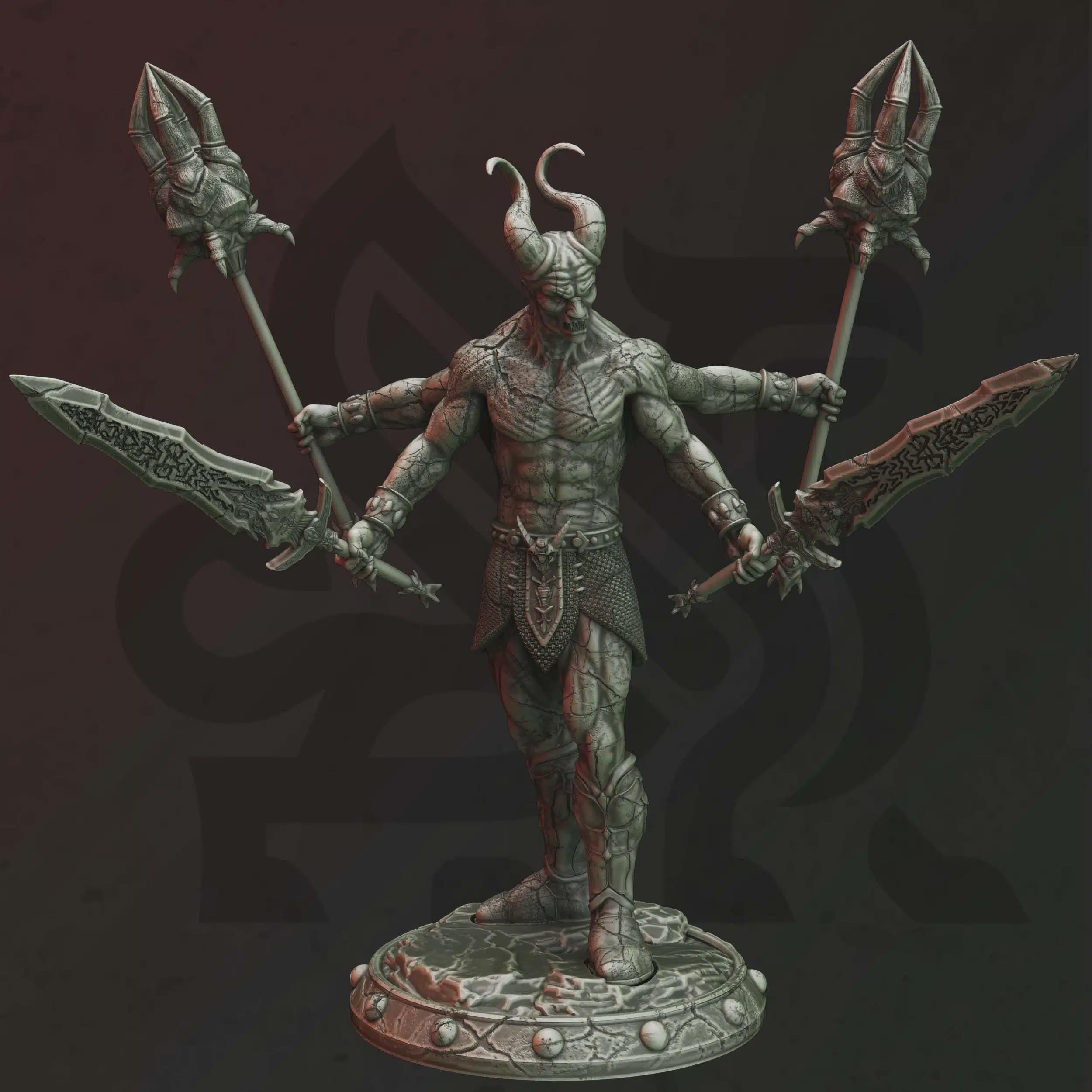 Tiranite – Obsidian Demon - DM Stash