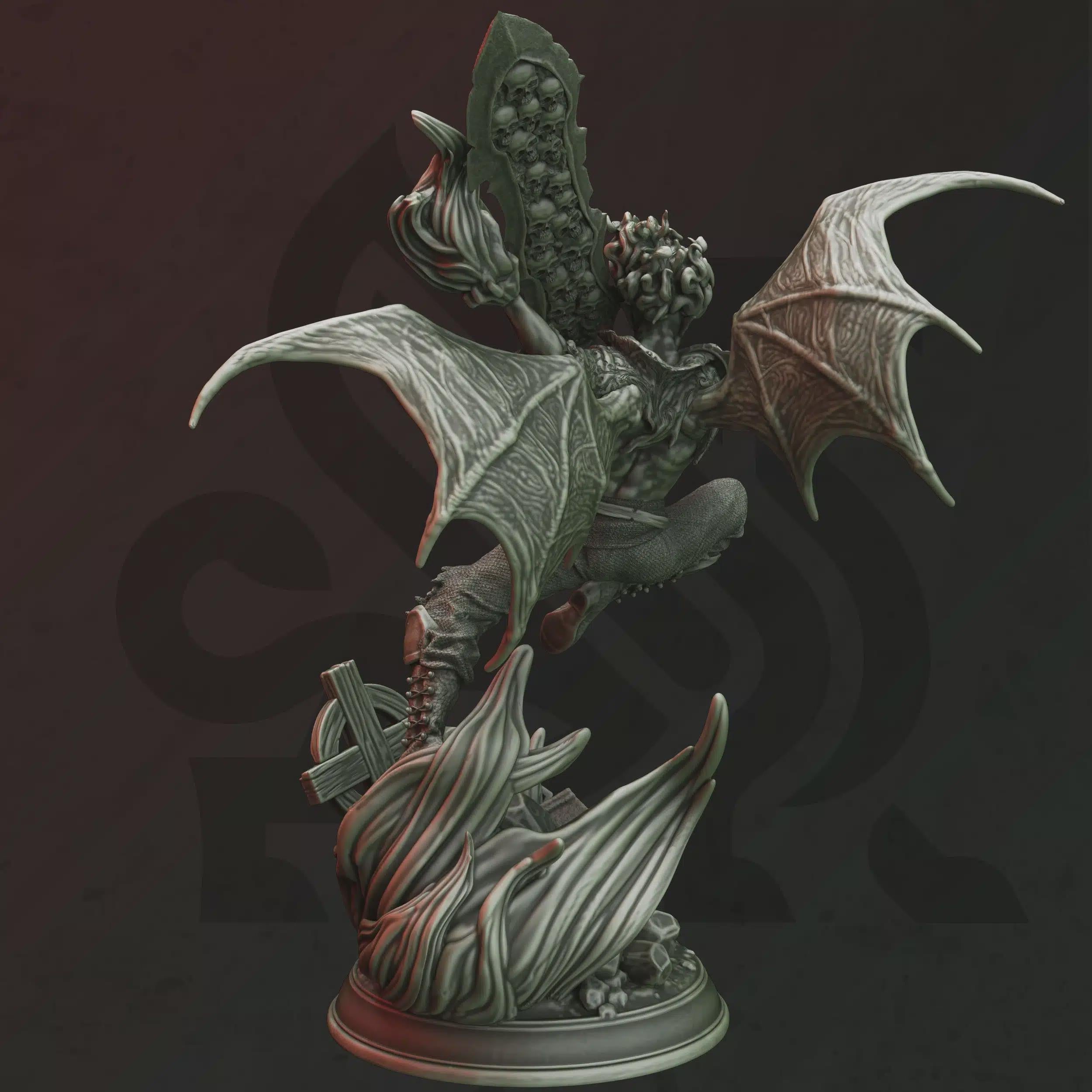 Vampire Fighter Miniature - Almenhier Thrasliche, Alpha Vampire - DM Stash