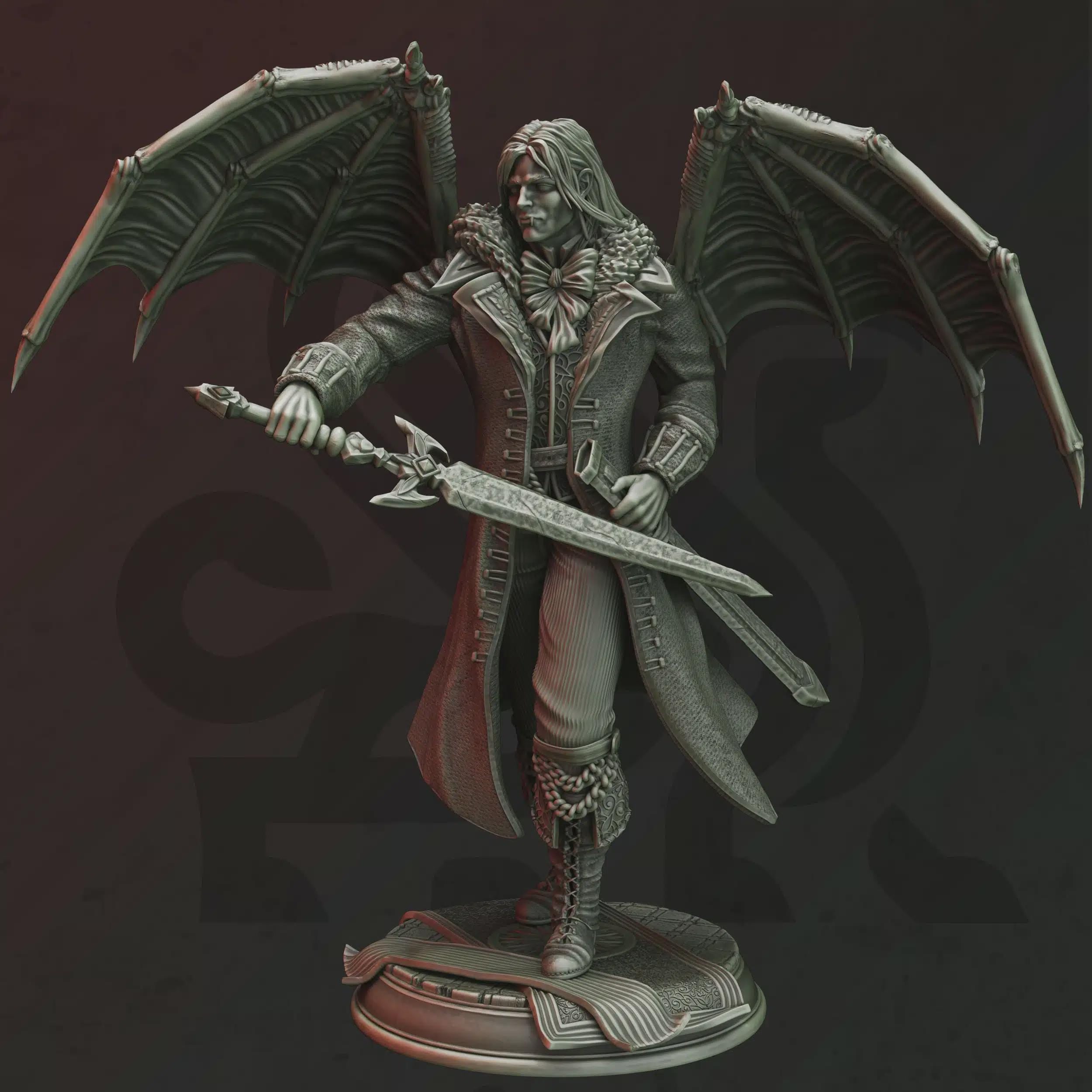 Male Vampire Fighter - Duke Strauss  - DM Stash