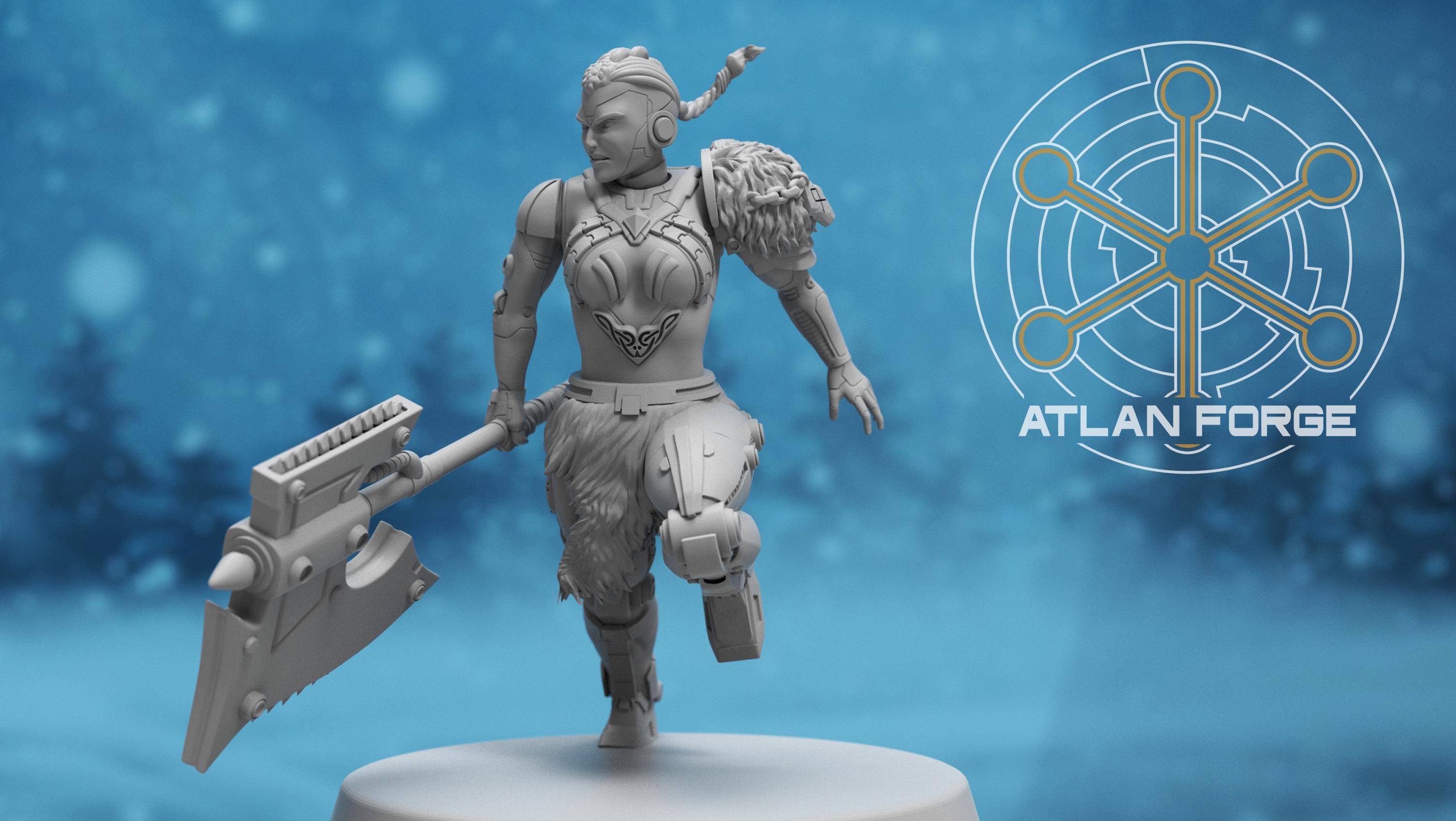 Doncellas Asgardianas Furia Tormentosa - Atlan Forge