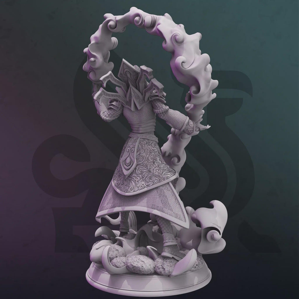 Female Elf Sorcerer Miniature - Irivyl, The Blind Seeress - DM Stash