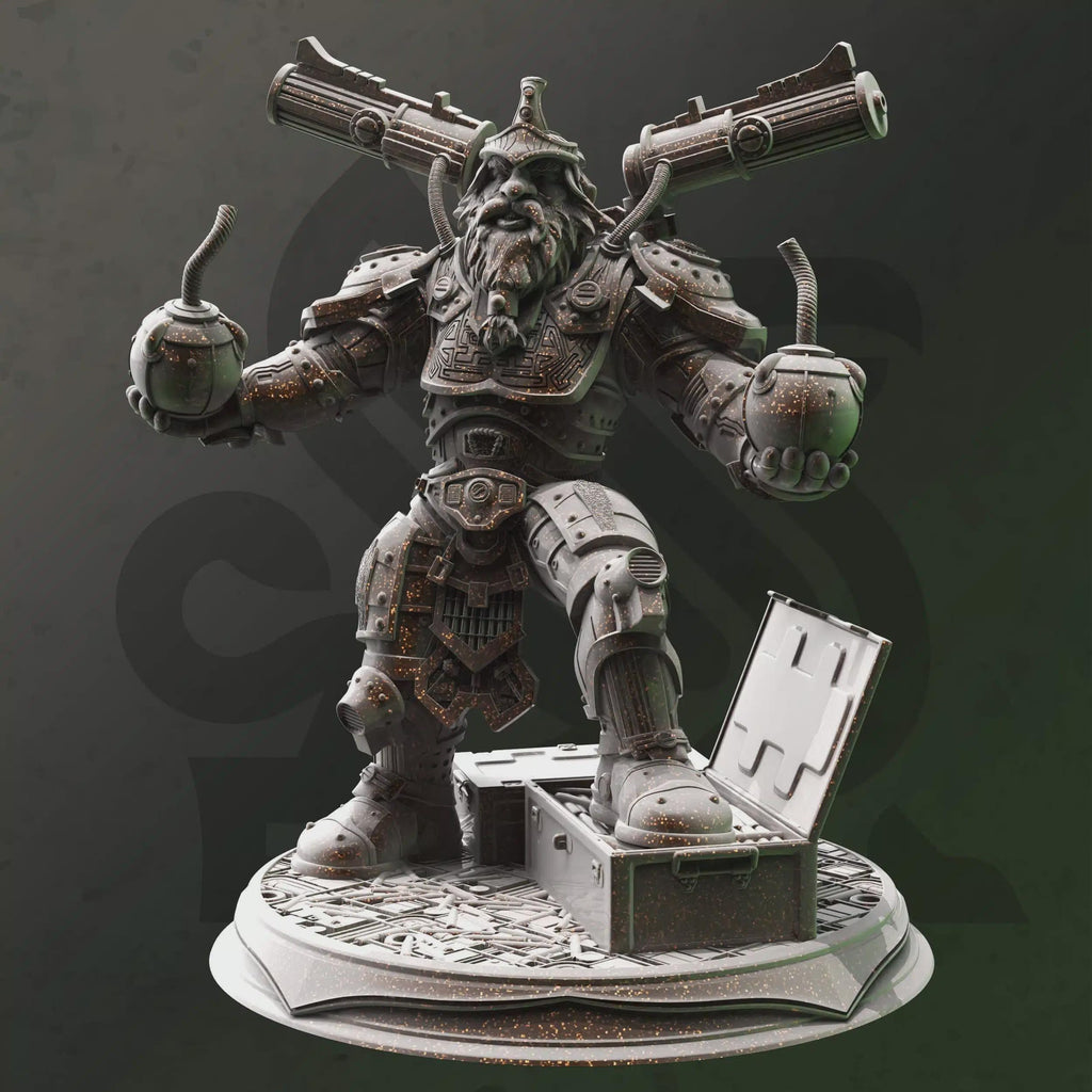 Dwarf Grenadier Miniature - Duktuk - DM Stash