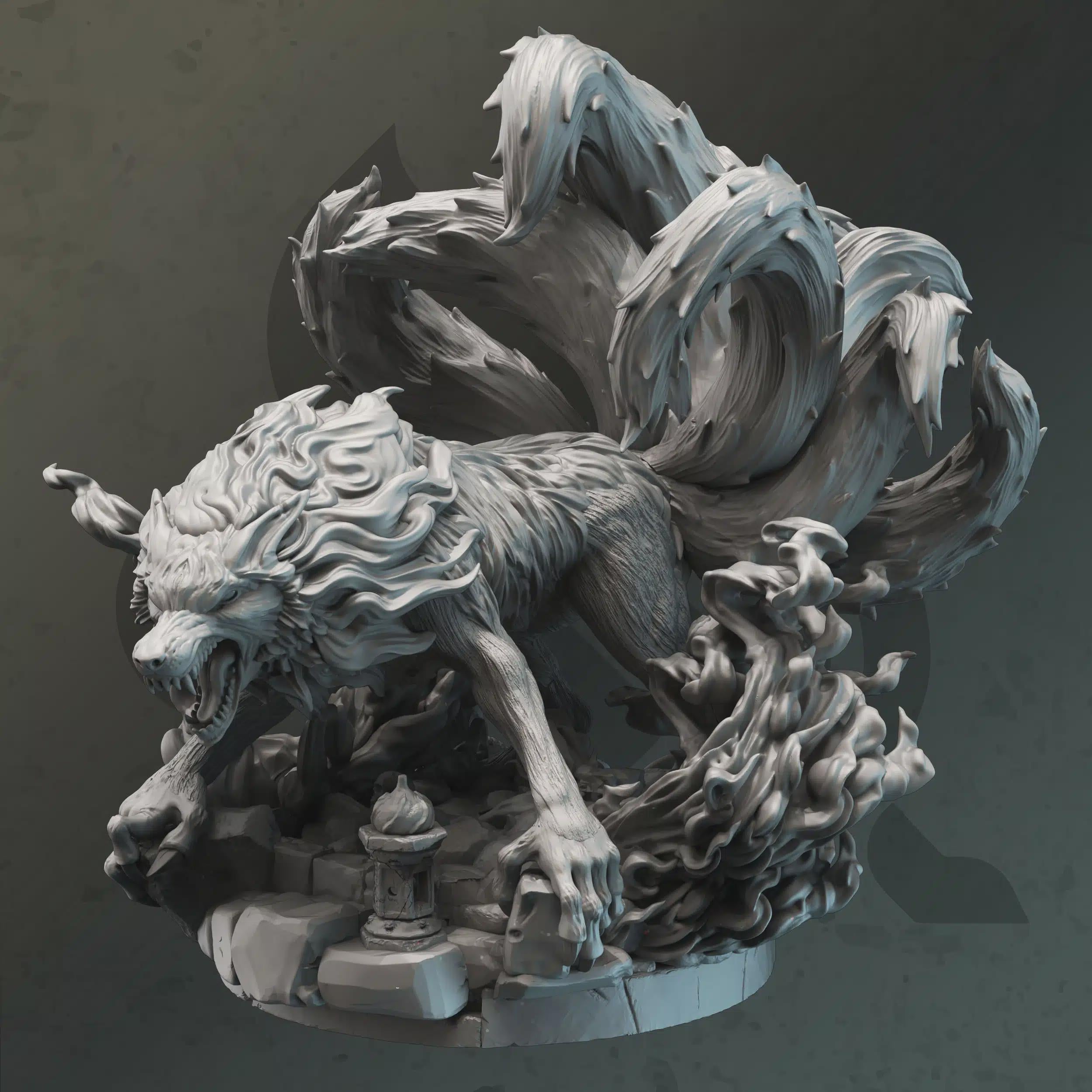 Kyubiko, Nine Tailed Fire Fox - DM Stash