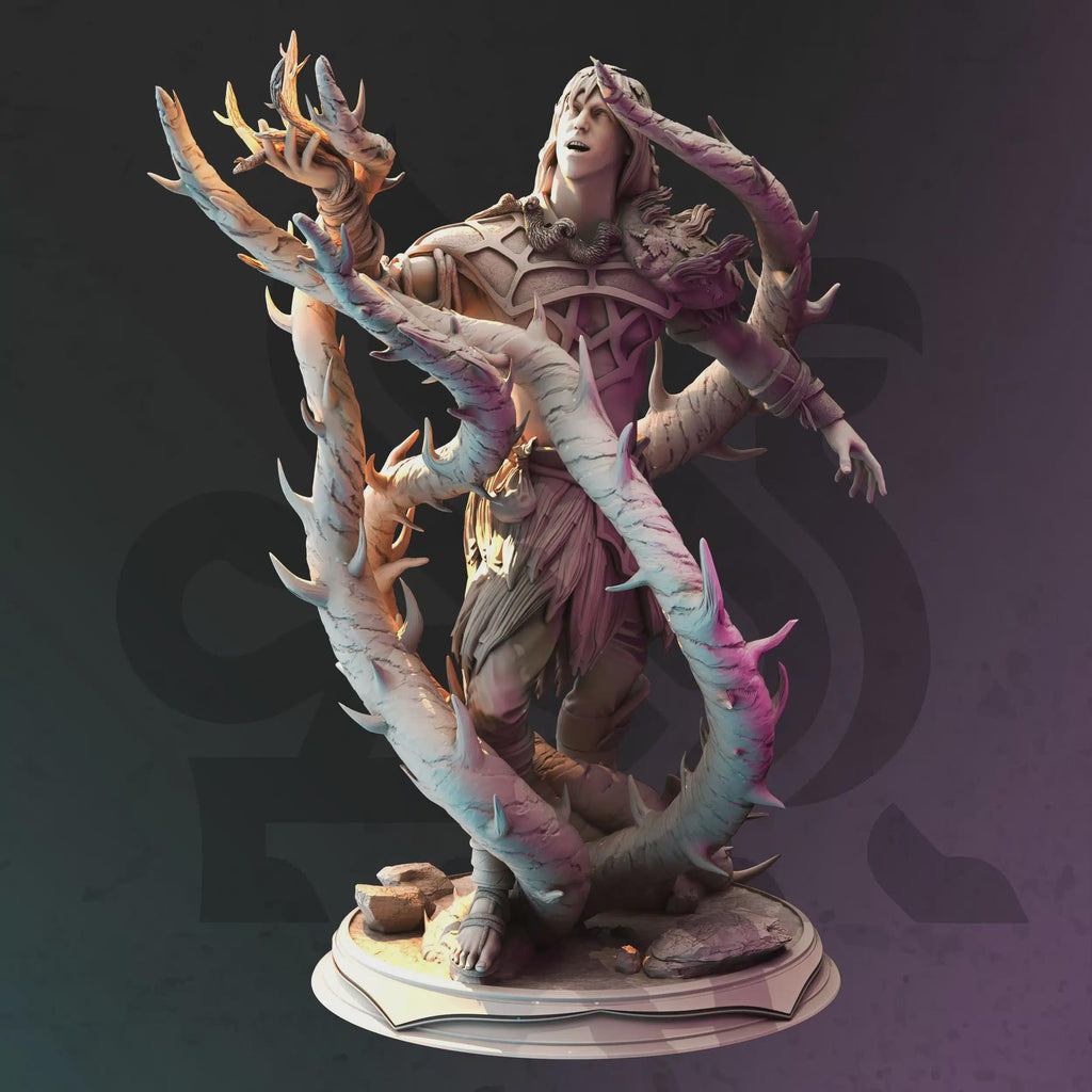 Drow Druid Miniature - Xandir Nvata, Ranger of Swamps - DM Stash