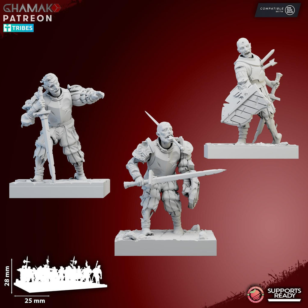 Imperial Zombies - Pre-Assembled & Ready to Field - Ghamak