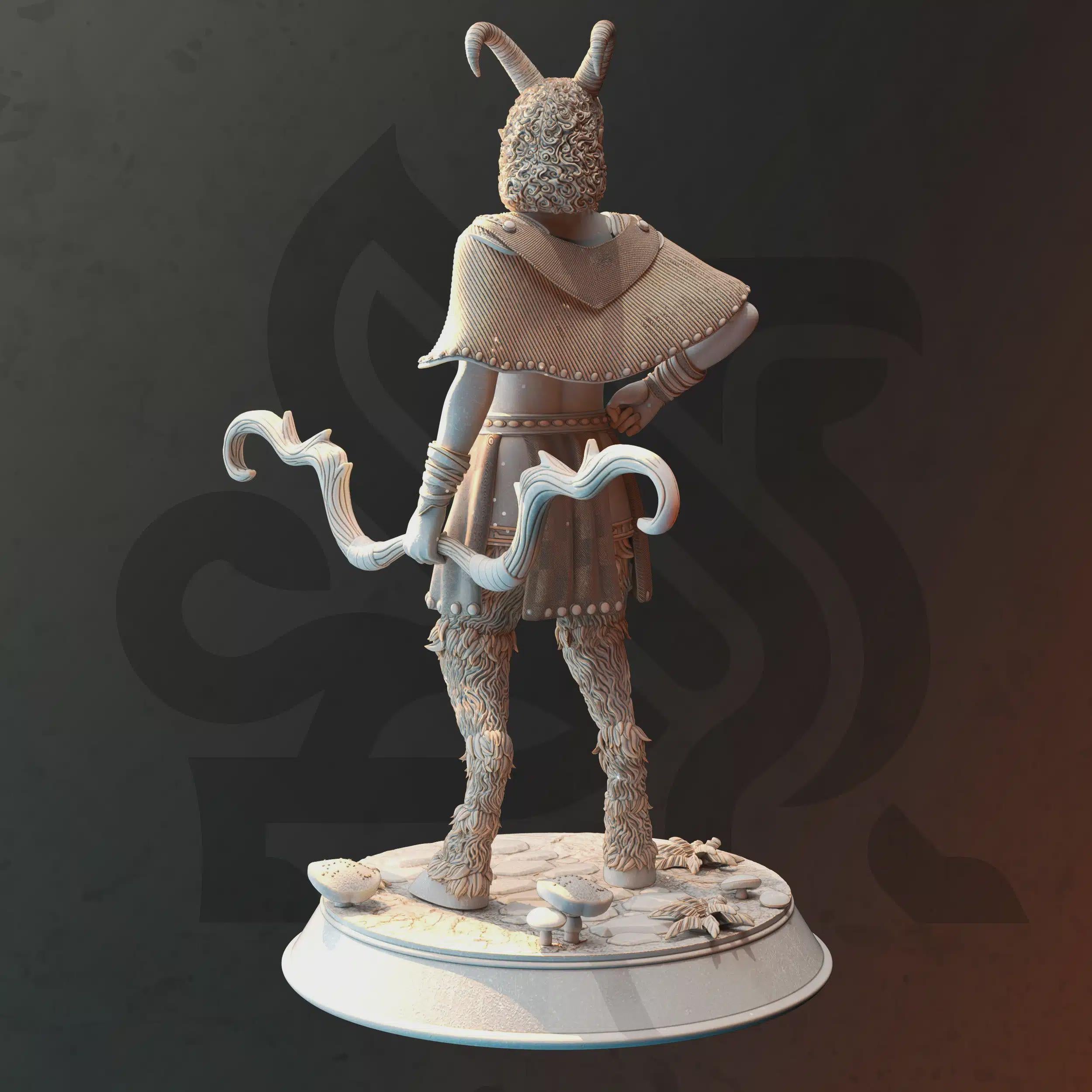 Satyr Ranger Miniature - Ranacio of Havenmond - DM Stash