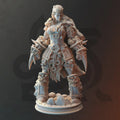 Female Human Barbarian Fighter Miniature - Hilda Bjornstain, Mother Bear - DM Stash