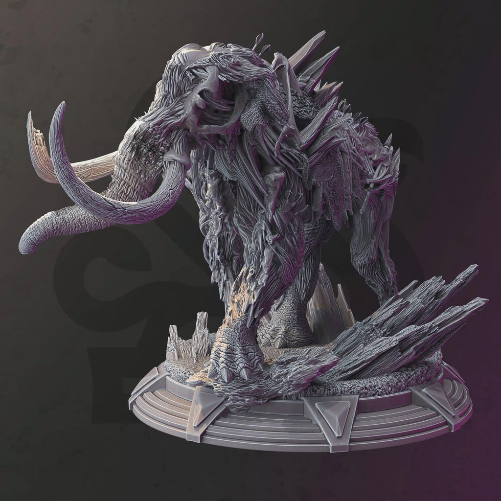 Undead Beast Miniature - Tjornir, Reanimated Mammoth - DM Stash