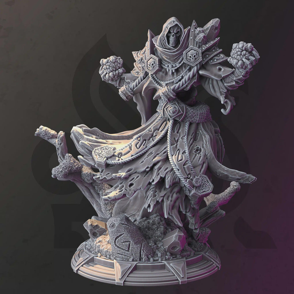 Undead Apparation Miniature - Brisini, Boreal Wraith - DM Stash
