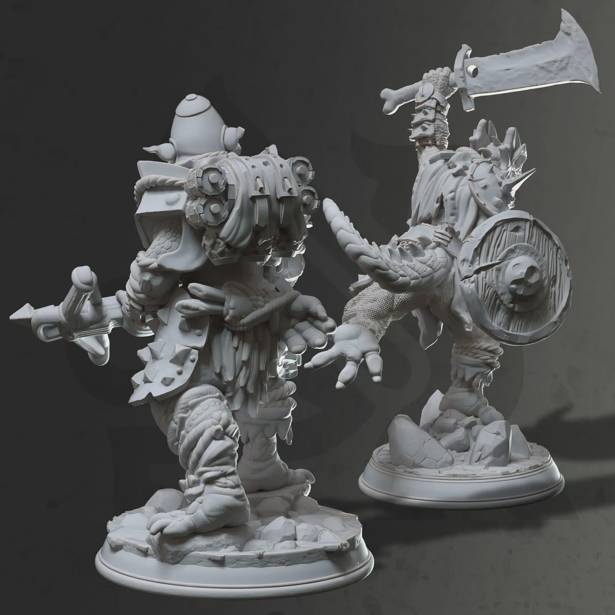 Kobold Scrappers Miniatures - 2 Models - DM Stash