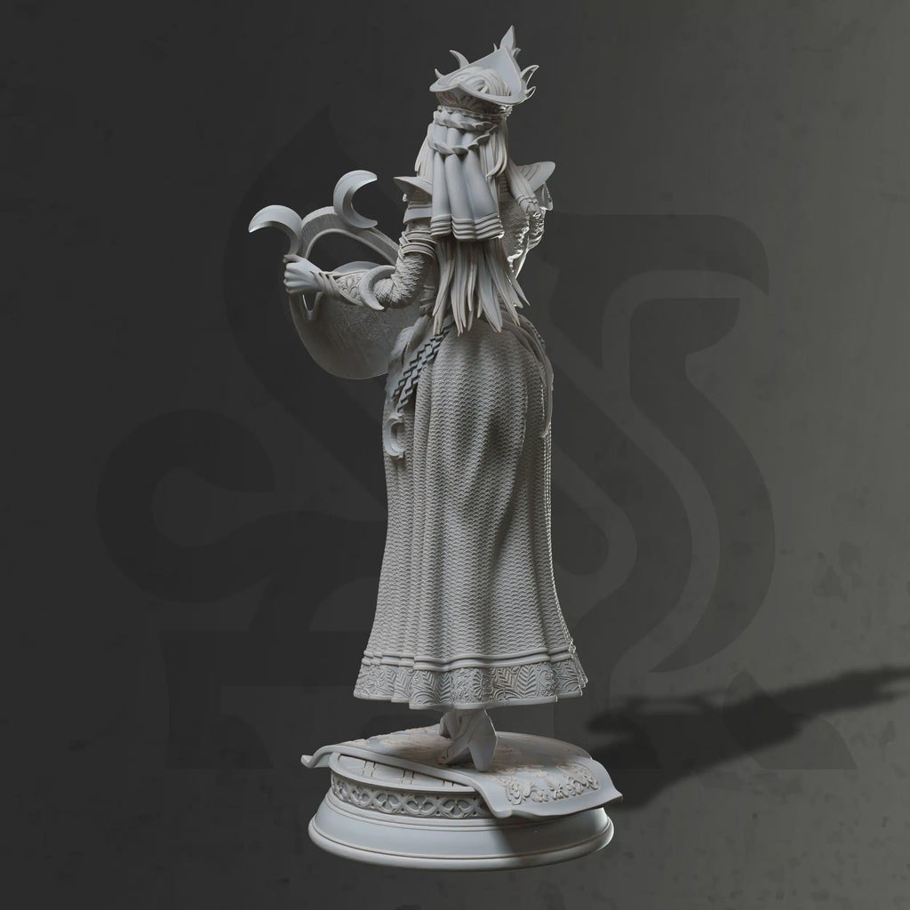 Celestial Elf Female Cleric Miniature - Glanbeli, The First Great Light - DM Stash