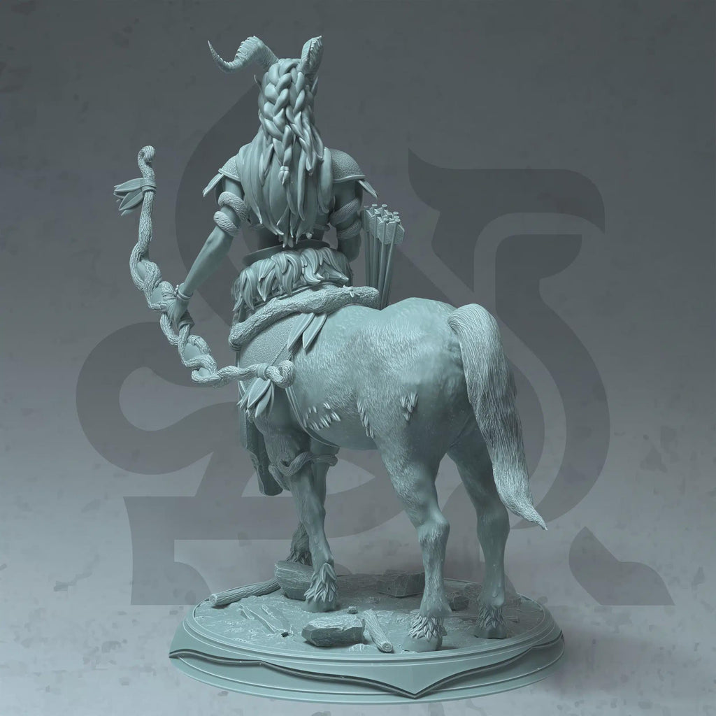 Female Centaur Ranger Miniature - Tanagor, Sentinel of the Woods - DM Stash