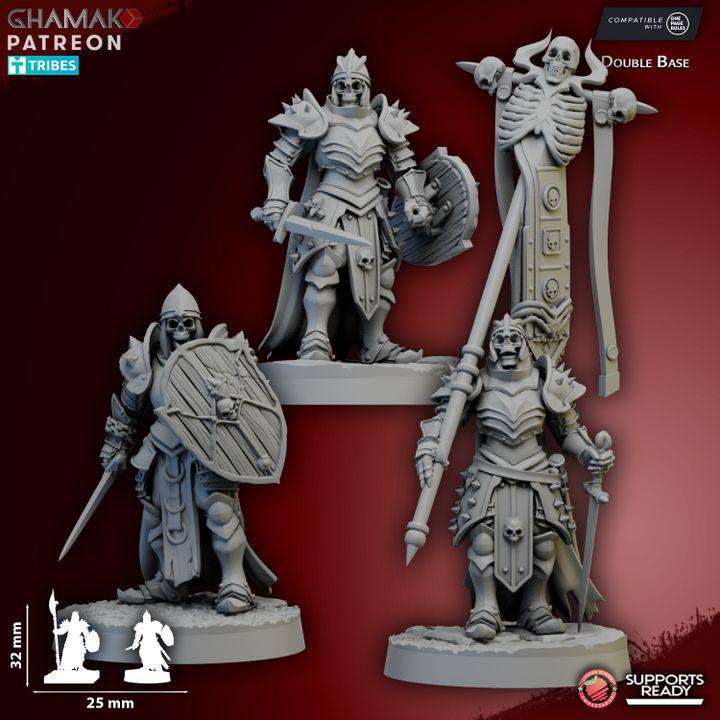 Curtenic Guard - Skeleton Miniatures - Ghamak