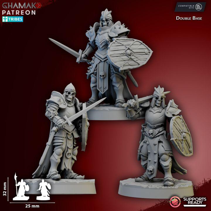 Curtenic Guard - Skeleton Miniatures - Ghamak