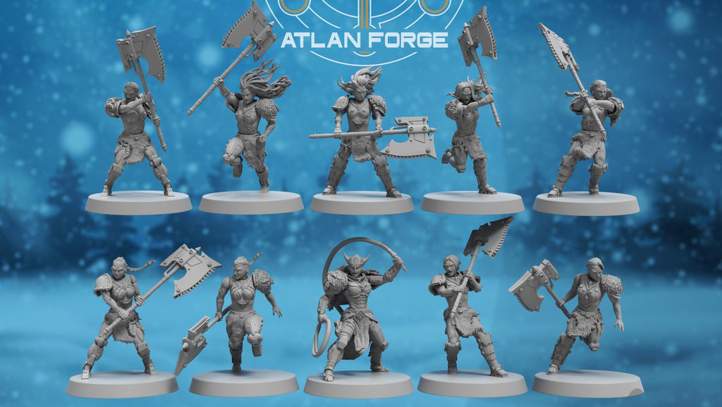 Doncellas Asgardianas Furia Tormentosa - Atlan Forge