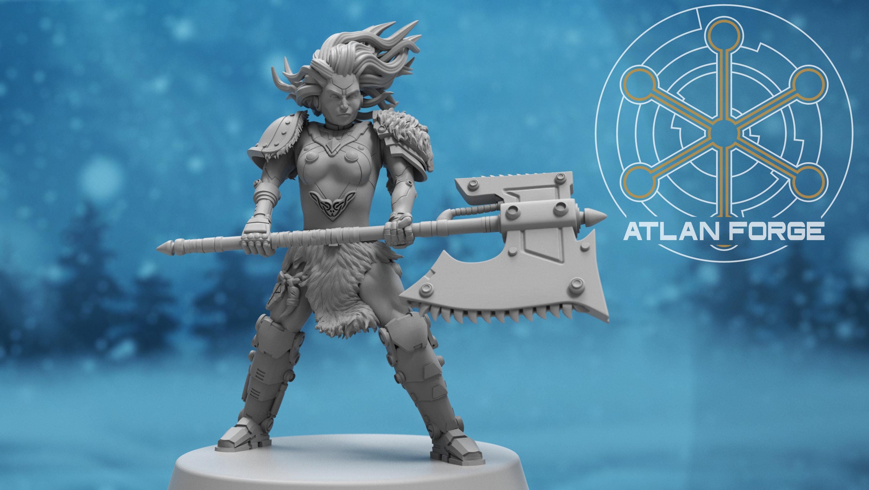 Doncellas Asgardianas Furia Tormentosa - Atlan Forge