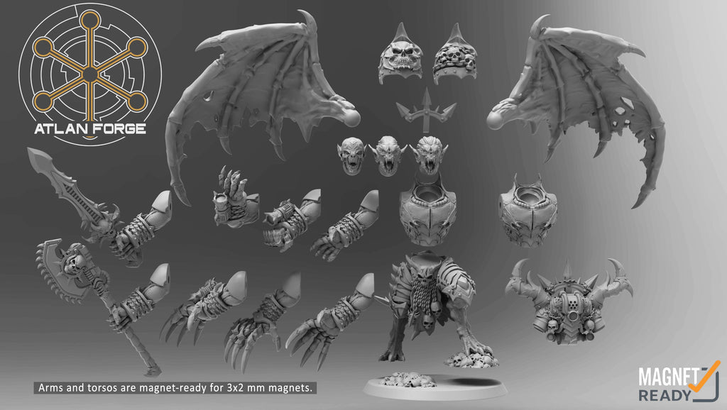 Vampire Overlord - 60mm Base - Atlan Forge