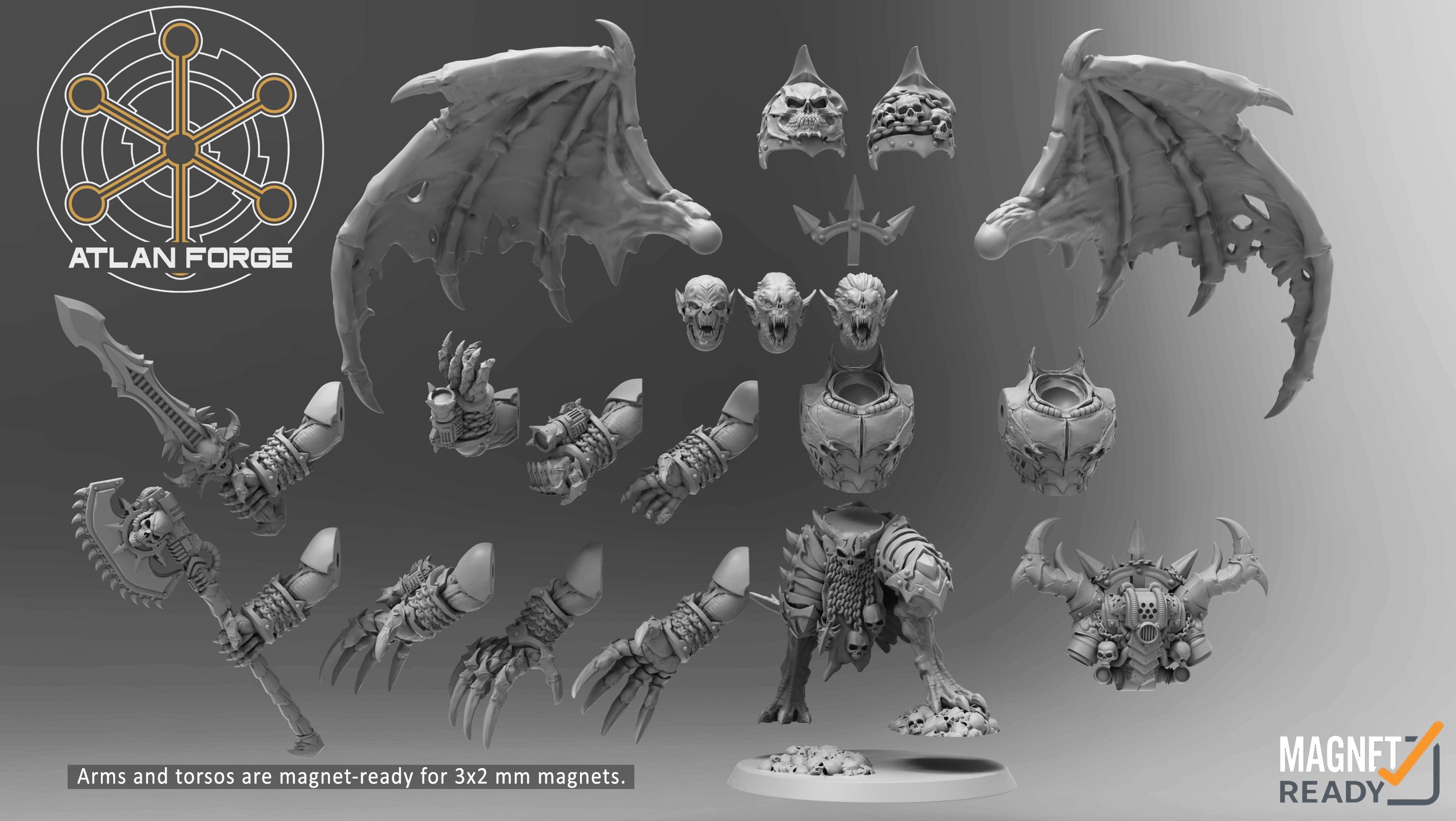 Vampire Overlord - 60mm Base - Atlan Forge