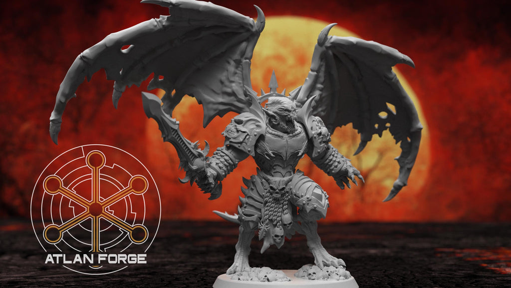 Vampire Overlord - 60mm Base - Atlan Forge