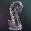 Female Elf Sorcerer Miniature - Irivyl, The Blind Seeress - DM Stash