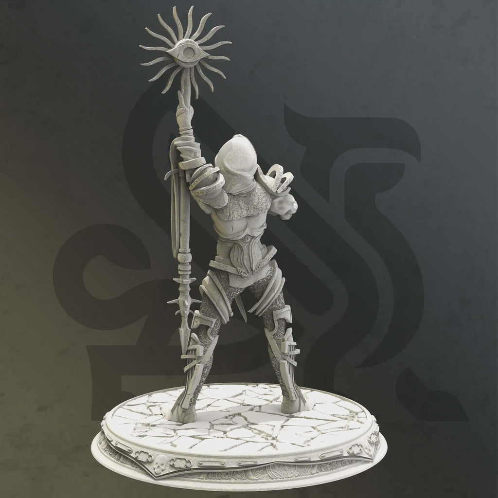 Half-Elf Wizard Sorcerer Miniature - Seroca, Bearer of Secrets - DM Stash