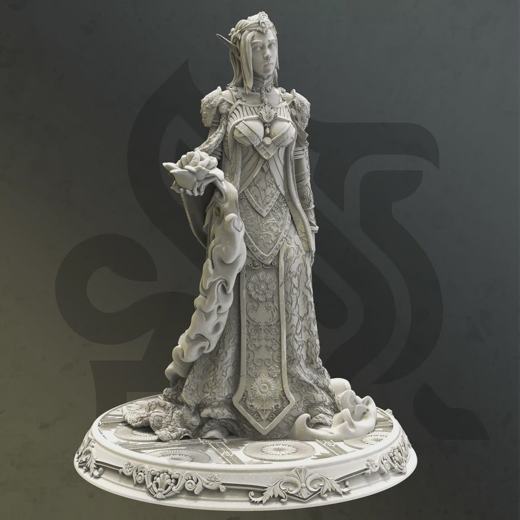 Female Elf Sorcerer Miniature - Cedhelieth, The Life Giver - DM Stash