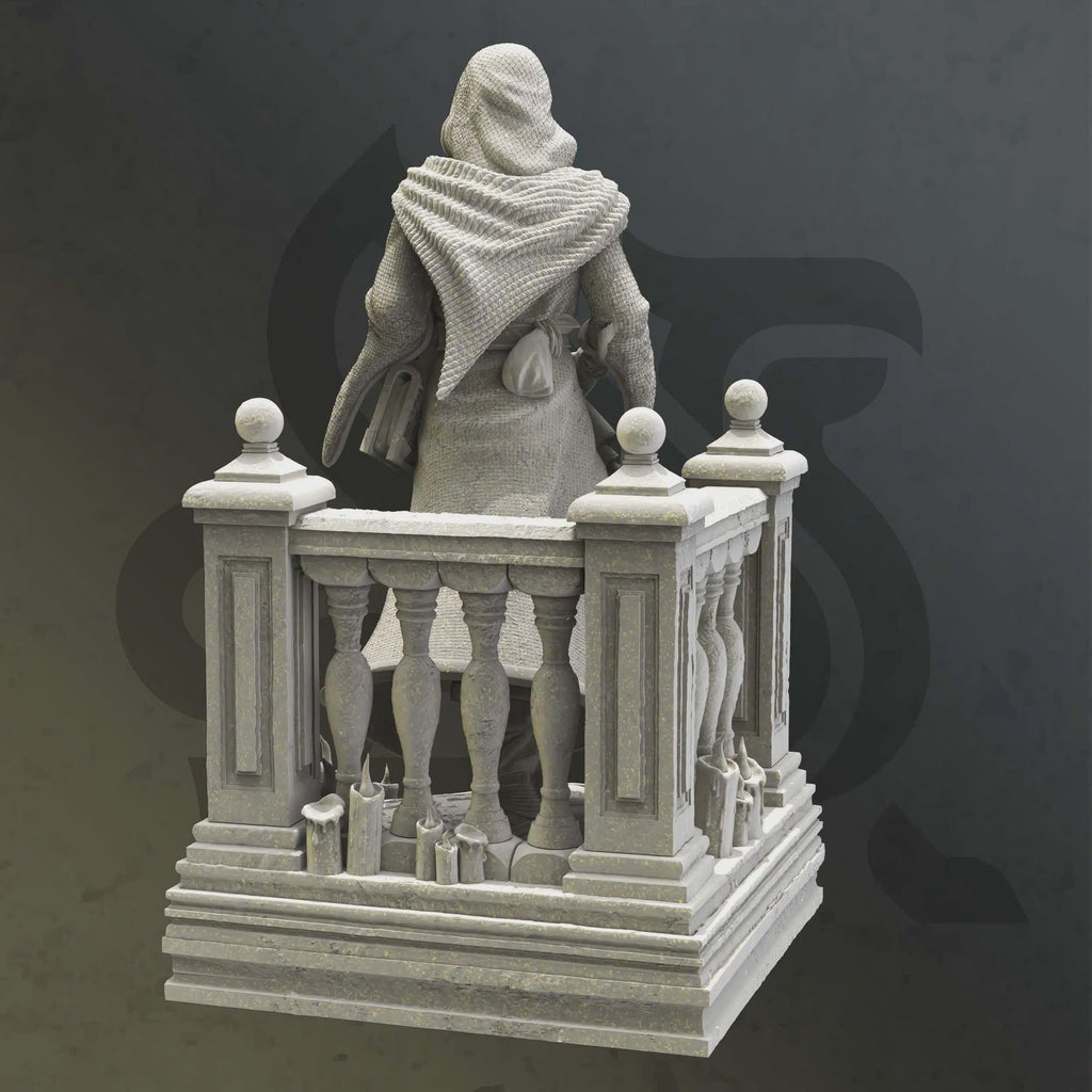 Half-Elf Wizard Miniature - Tharanais, Prince of Wisdom - DM Stash