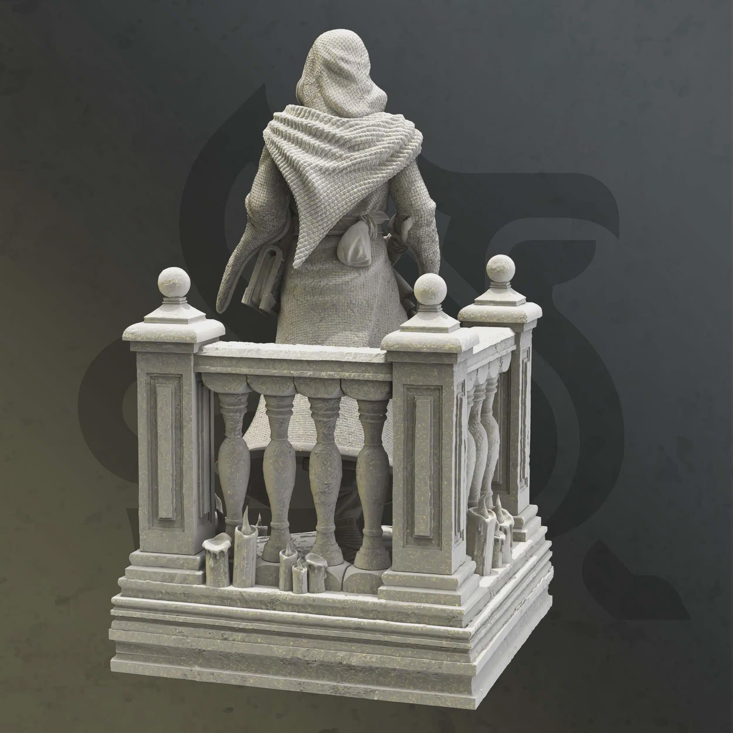 Half-Elf Wizard Miniature - Tharanais, Prince of Wisdom - DM Stash