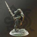 Human Barbarian Miniature - Aloxian, Warrior of the Groves - DM Stash