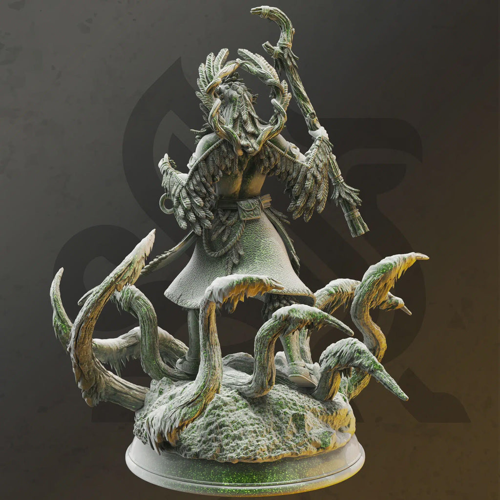 Elf Druid Miniature - Zarbaeth, Arch Druid of the East - DM Stash