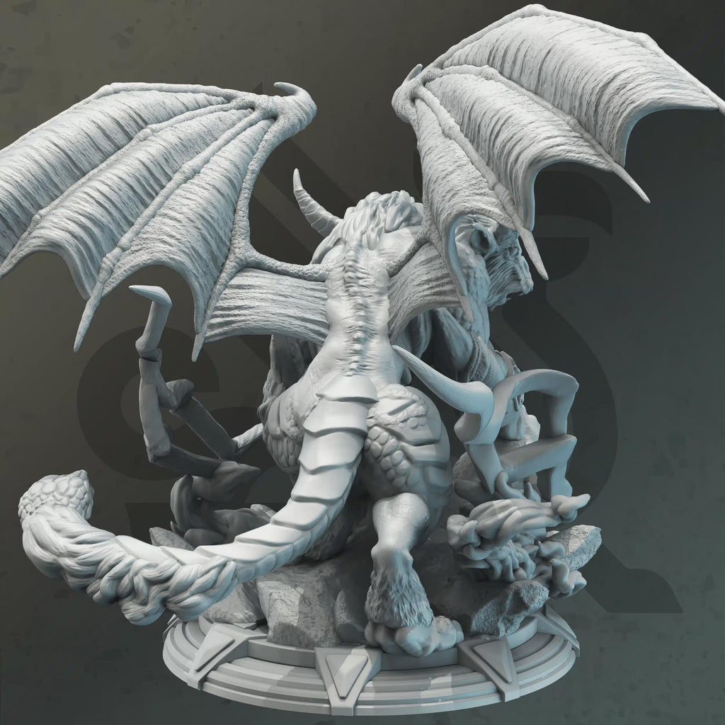 Vilamin, Lightning Chimera - Miniature - DM Stash